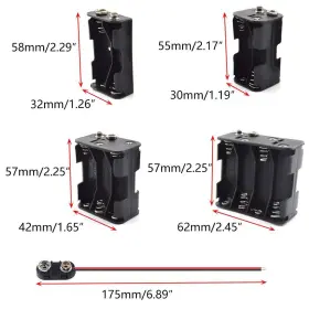 778601555082 SDTC TECH Battery Holder Snap Connector Vol Kit #3