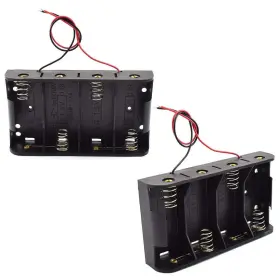 779303533712 SDTC TECH Cell Battery Holder Box Wire Leads
