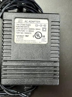 DND-3010-A SKYNET Ac Adapter Charger Power Supply Cord