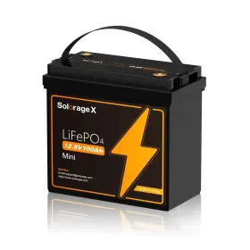 SX-12V100AH-MINI SOLORAGE X Lithium Battery