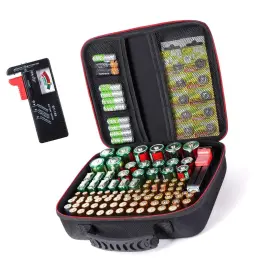 1279 SPACIMGY Battery Organizer Storage Box Tester