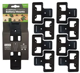 BM-EG56-BLK-8 STEALTHMOUNTS Battery Holder Ego Pack Mounts