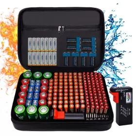 710670838253 TAMFILE Fireproof Battery Organizer Storage Safe