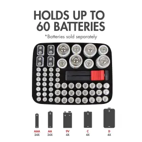 084494903542 TENERGY Battery Organizer Storage Tester #3