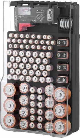 689992657333 THE BATTERY ORGANISER Organizer Tester Cover