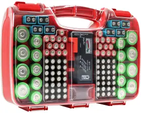 810301032682 THE BATTERY ORGANISER Organizer Storage Tester