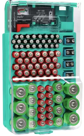 810301037922 THE BATTERY ORGANISER Organizer Hinged Cover