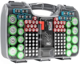 810301038189 THE BATTERY ORGANISER Organizer Storage Hinged