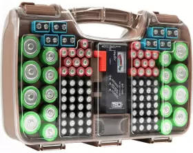 810301038196 THE BATTERY ORGANISER Storage Tester Holder
