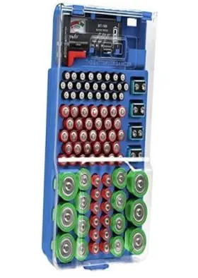 TBO7564 THE BATTERY ORGANIZER Tester Cover Storage