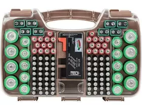 TBO8196 THE BATTERY ORGANIZER Storage Cocoa #3