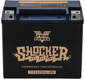 TPZG20HL-BS TWIN POWER Shocker Gel Battery Rep Harley