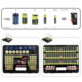 663376590195 TZY Battery Organizer Storage Tester #3