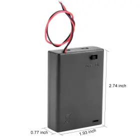 605322892465 UXCELL Battery Storage Box Switch Cover #3