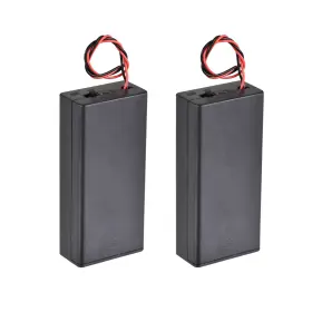 2-WIRE UXCELL Battery Storage Box Slots Lead