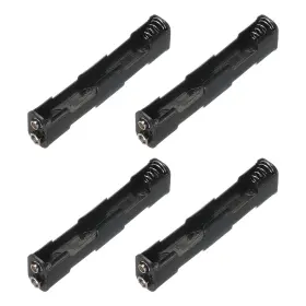 767153977671 UXCELL Battery Holder Box Slots Switch Buckle