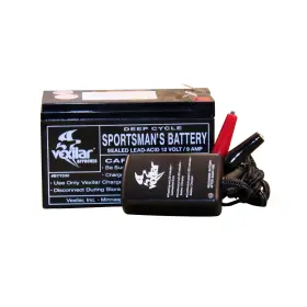 V-120 VEXILAR Battery Charger Light Amp Hour
