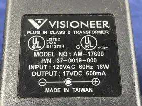 AM-17600 VISIONEER Ac Power Adapter Charger #3