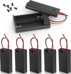 445053845810 VWEICYY Battery Holder Enclosures Wire Leads