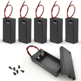 726084775725 VWEICYY Battery Holder Leads Switch Volt Pack