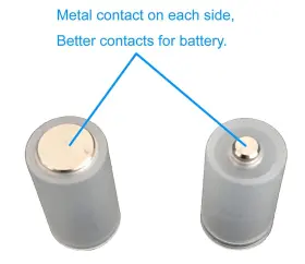 701470389298 WAYLLSHINE Battery Converter Adaptor Contacts #2