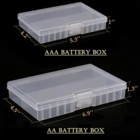 931709321384 WHIZZOTECH Battery Storage Holder Organizer Box #2