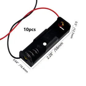 700713396222 WMYCONGCONG Battery Holder Alligator Clips Leads #2