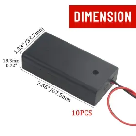 700713397274 WMYCONGCONG Battery Holder Storage Box Wire #2