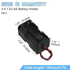 705169050193 WMYCONGCONG Battery Holder Box Wire Leads #2