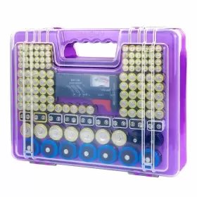 768607174387 X-VALUE Battery Organizer Storage Box Tester