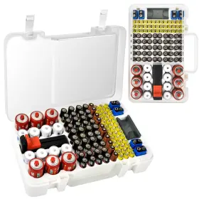 BAISEHEZI-XD0414 XUERDON Battery Organizer Storage Tester Box
