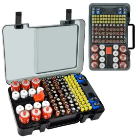 HEISEHEZI-XD0414 XUERDON Battery Organizer Storage Tester Box