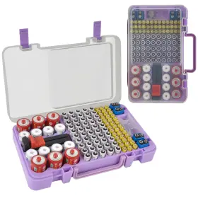 ZISEHEZI-XD0718 XUERDON Battery Organizer Storage Tester Box