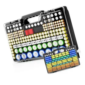 TV-2024 YEENHOOPY Battery Organizer Storage Holder Box Tester