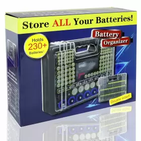 711620958168 YHSWE Battery Caddy Organizer Storage Box Double #3