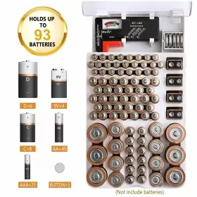 717981977060 YOHAWJAN Battery Organizer Storage Box Tester #2