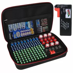 717981977138 YOHAWJAN Battery Organizer Storage Box Tester