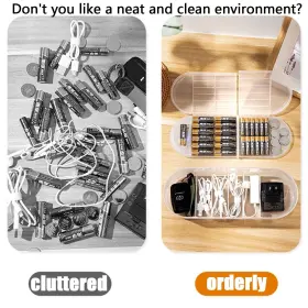 718910943330 YUEYAW Transparent Battery Organizer Storage #3