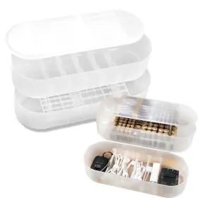 718910943330 YUEYAW Transparent Battery Organizer Storage