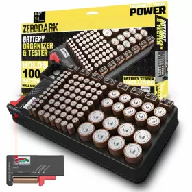 849813019423 ZERODARK Battery Storage Organizer Tester Batter