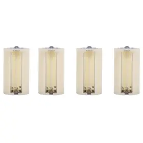 Zerone Zeroneo6zmq4h5yn 4pcs Universal 3 Aa To D Size Cell Parallel Battery Conversion Adapter
