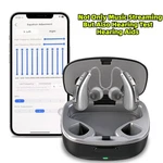 Bluetooth App Control Rechargeable Hearing Aids For Seniors Noise Cancelling Otc. Fixed Price $89.13.