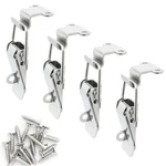 Itrolle 4pcs 90mm 90 Degree Right Angle Latch Stainless Steel Tool Box Hood L.... Fixed Price $18.40.