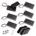 Lampvpath 6pc 9v Battery Holder Enclosures With Wire Leads And On/off Switch.... Fixed Price $12.12.