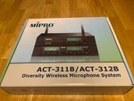 Mipro Act-311b Wireless System, Band 6 + Handheld Bodypack Lav Mic Charger. Fixed Price $299.00.