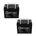 Mighty Max 12v 35ah Int Replacement Battery For Powerstar Ub12350 - 2 Pack. Fixed Price $144.99.