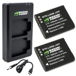 Wasabi Power Battery (2-pack) And Usb-c Dual Charger For Ricoh Db-110. Fixed Price $23.99.