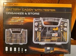 Farpoint 2- Sided Battery Caddy With Tester Holds 55 Battery's New In Box. Fixed Price $25.00.