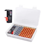 Alcyon Clear Plastic Battery Organizer Storage Case With Tester, Wa... Fast Ship. Fixed Price $32.96.