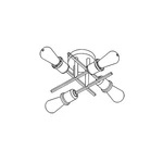 Dainolite Nebraska 4 Light Flush Mount, Burnished Chrome - Neb-184sf-bc. Fixed Price $198.00.